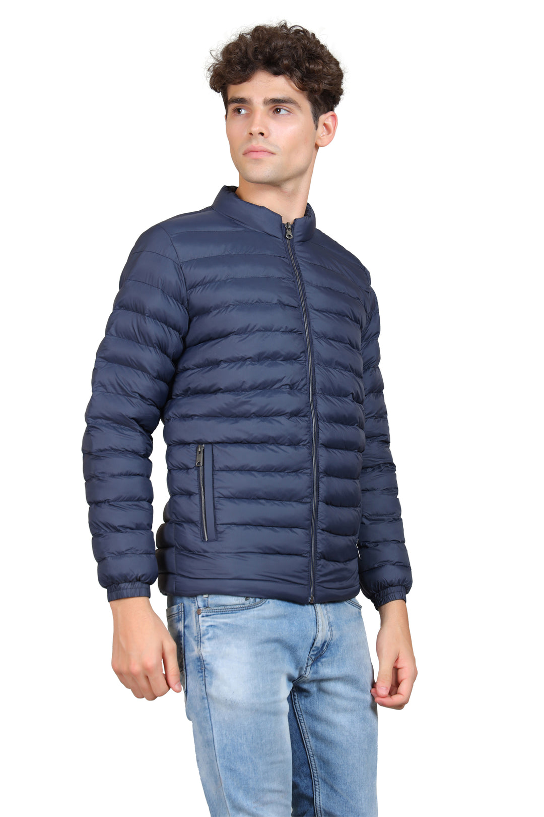 Mock Collar Puffer Jacket