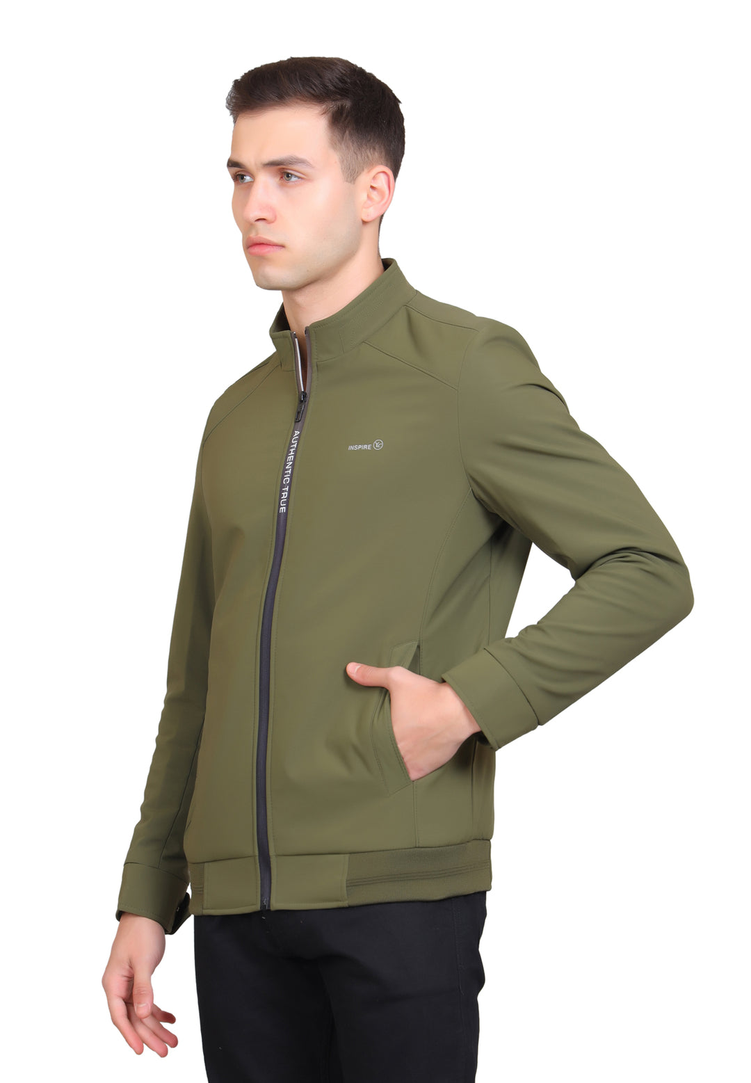 Men's T-400 Winter Jacket with Ban Neck