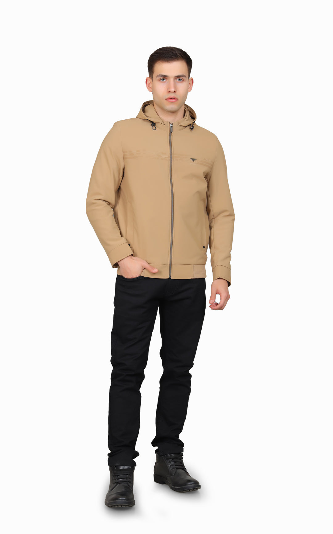 Men's Ban Neck Full Sleeve Jacket