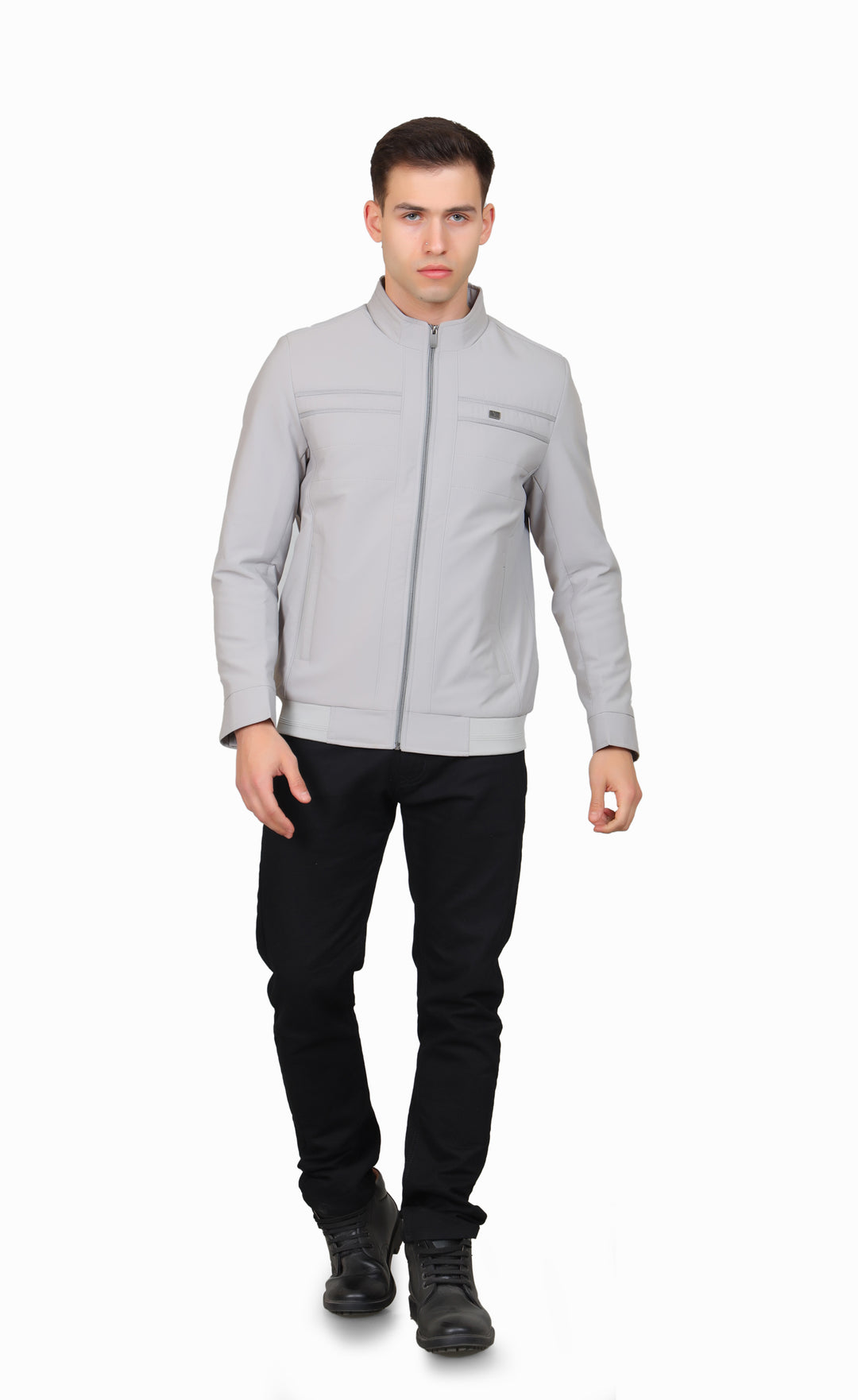 Men's Ban Neck Full Sleeve Jacket