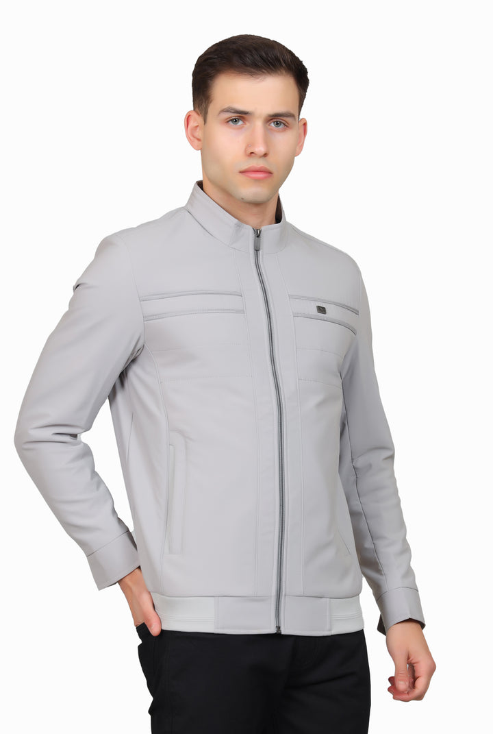 Men's Ban Neck Full Sleeve Jacket