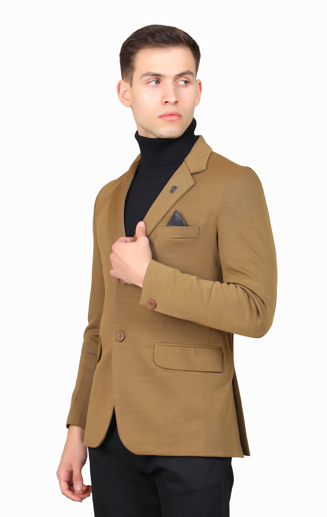 Men's Popcorn Knit Winter Coat