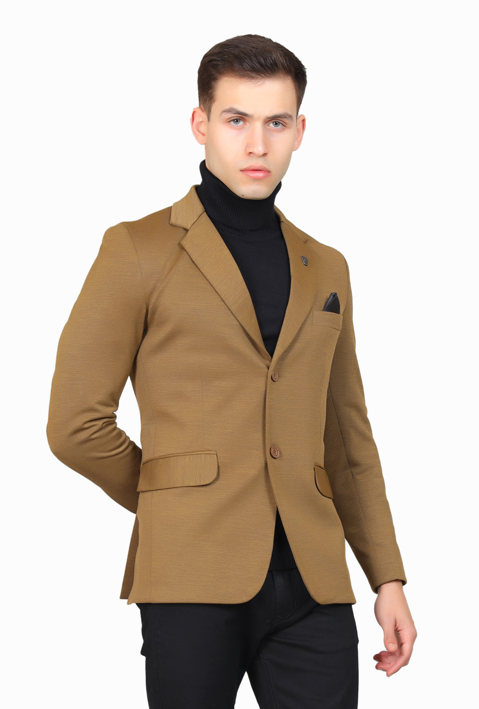 Men's Popcorn Knit Winter Coat