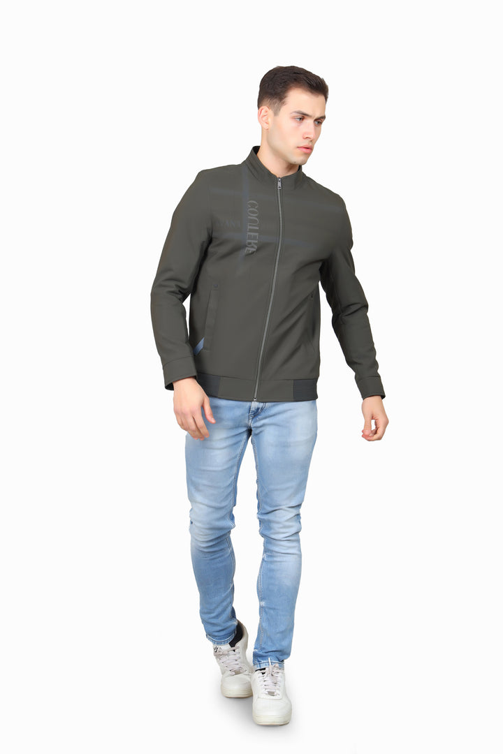 Men's Ban Neck Full Sleeve Jacket