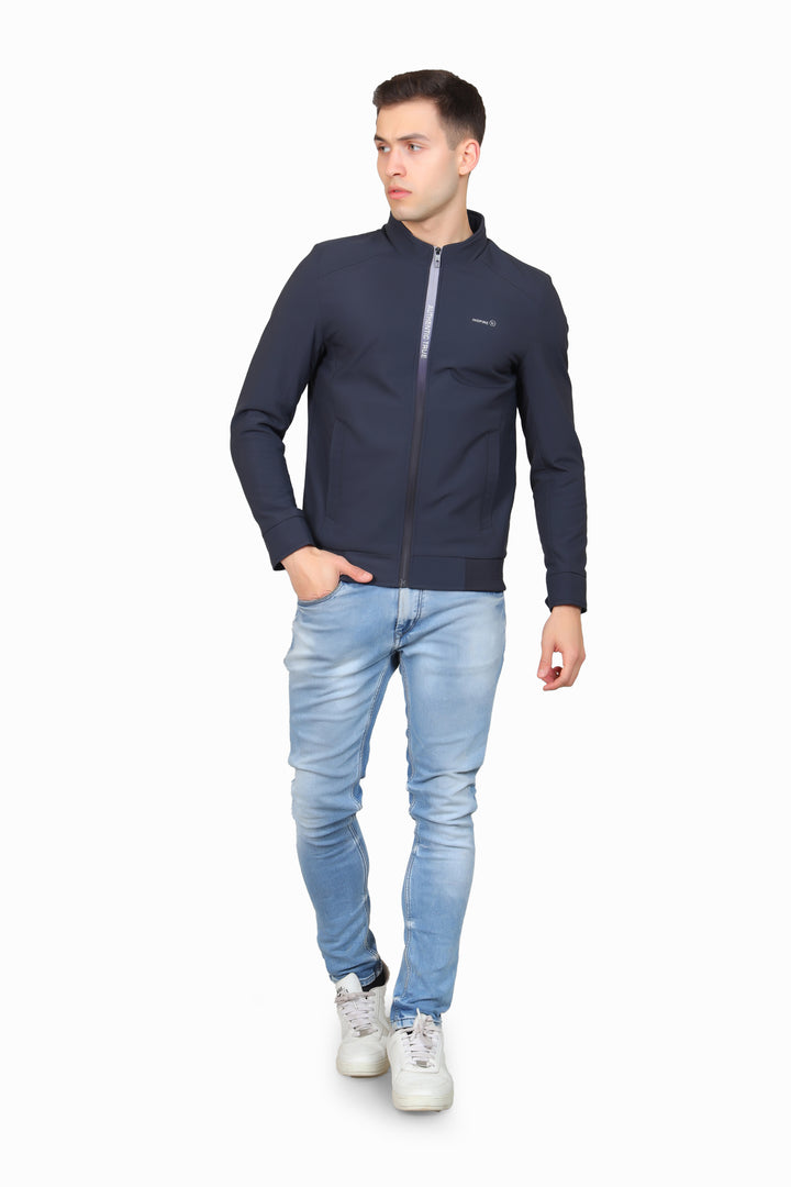 Men's Ban Neck Full Sleeve Jacket