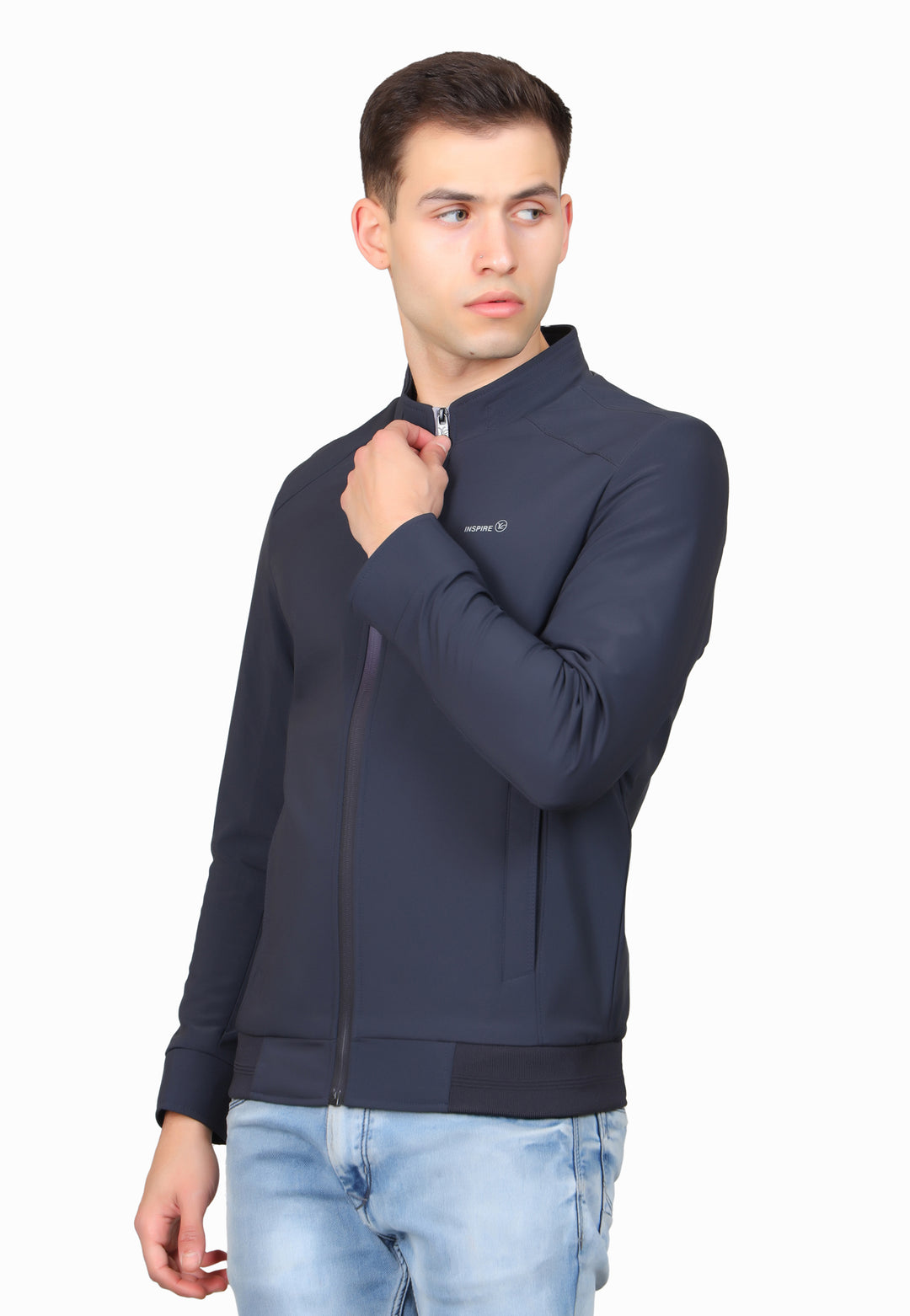 Men's Ban Neck Full Sleeve Jacket