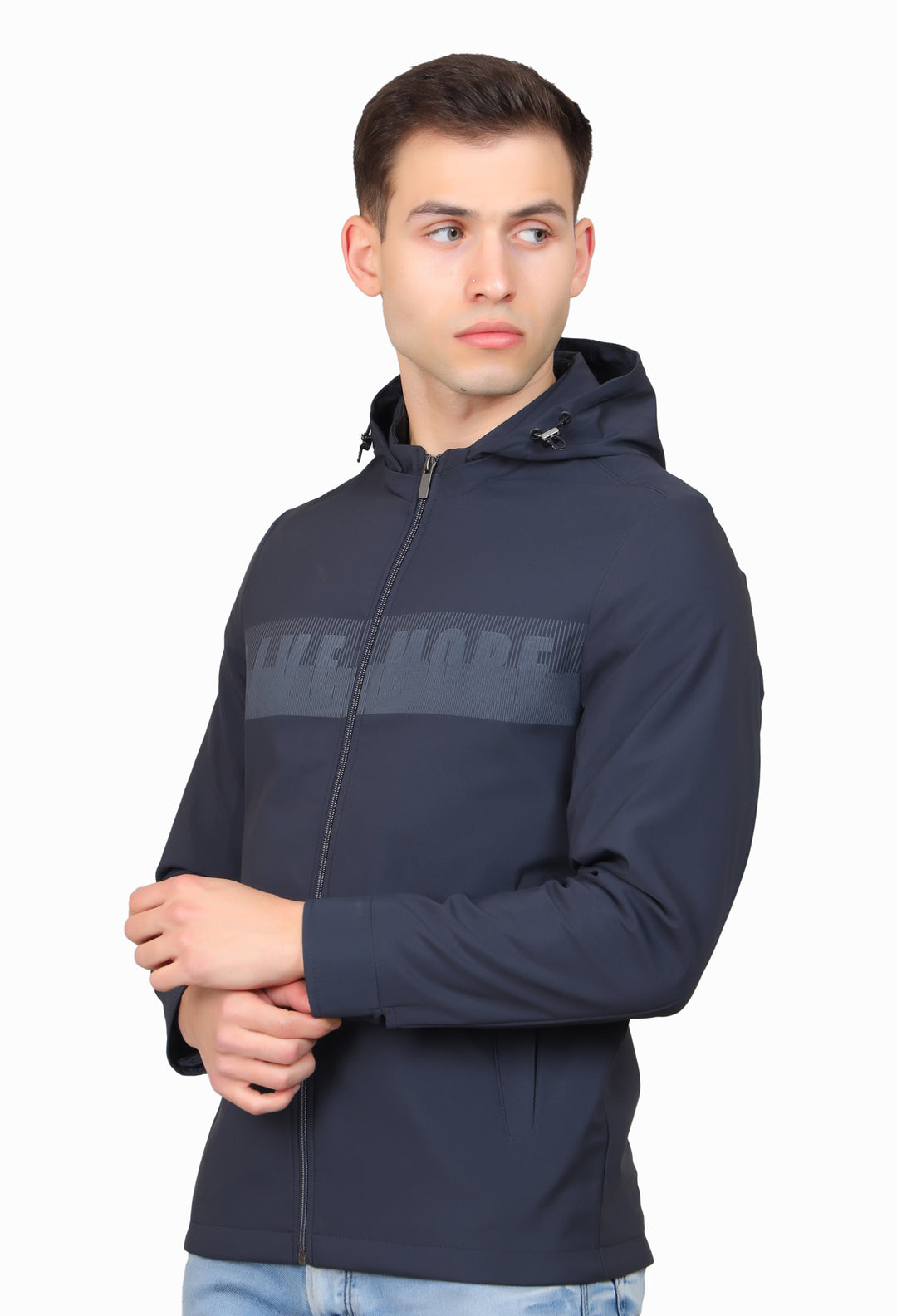 Men's Ban Neck Full Sleeve Jacket