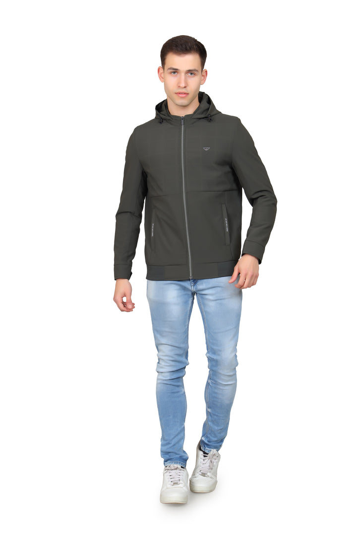 Men's Ban Neck Full Sleeve Jacket