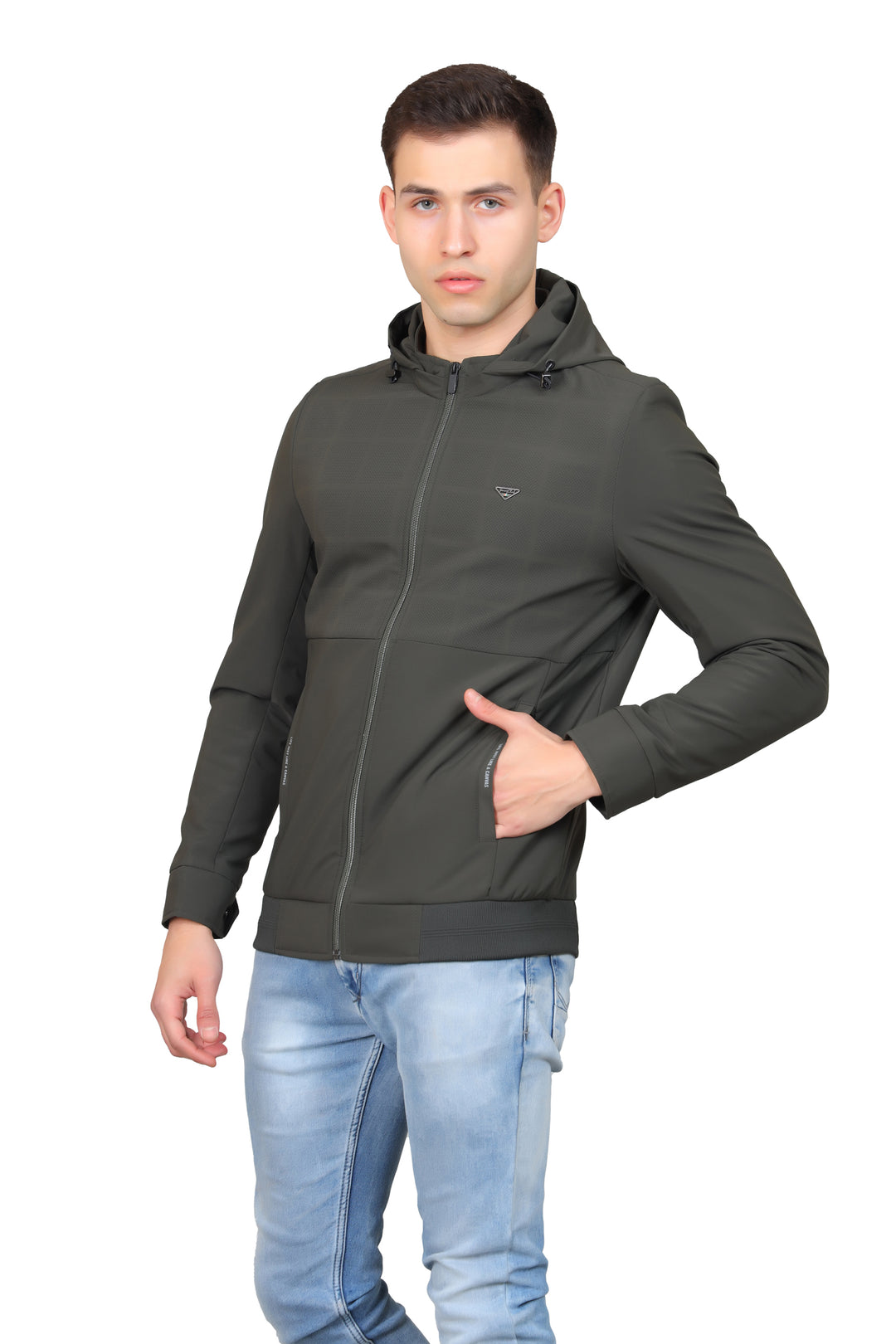 Men's Ban Neck Full Sleeve Jacket