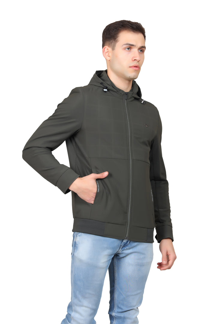 Men's Ban Neck Full Sleeve Jacket