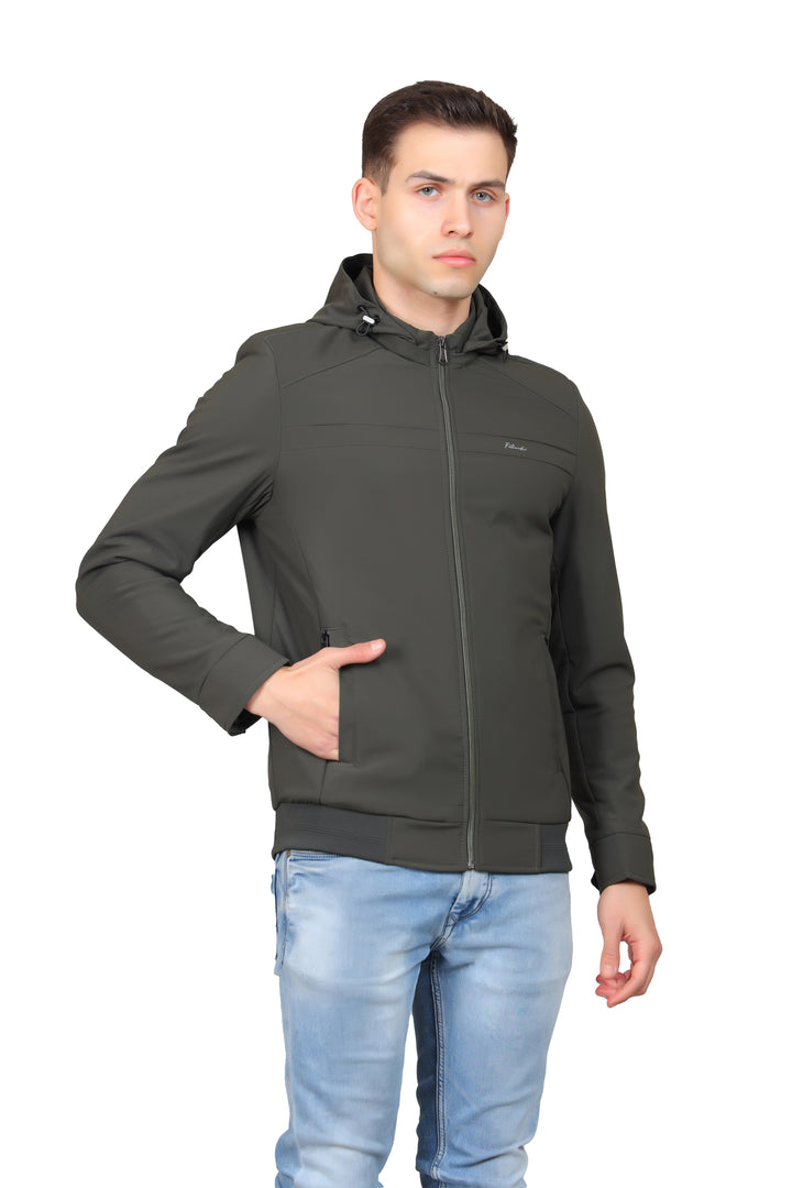 Men's Ban Neck Full Sleeve Jacket