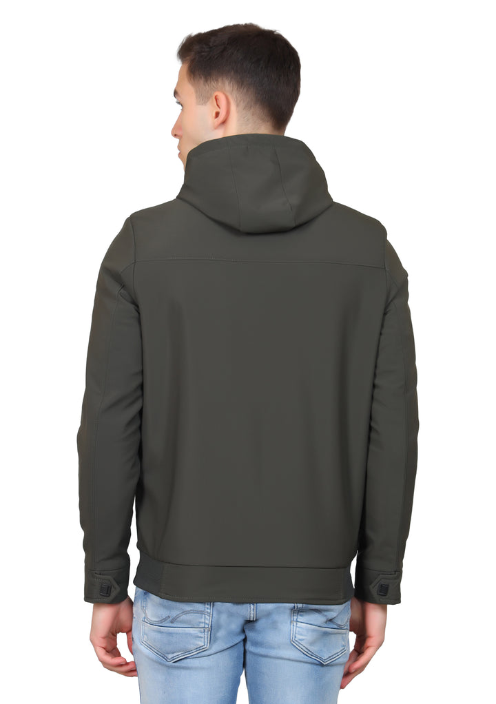 Men's Ban Neck Full Sleeve Jacket