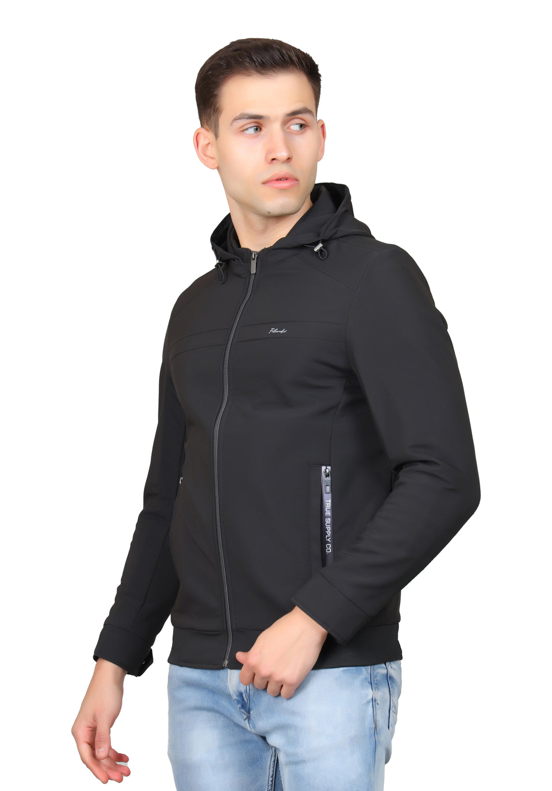 Men's Ban Neck Full Sleeve Jacket